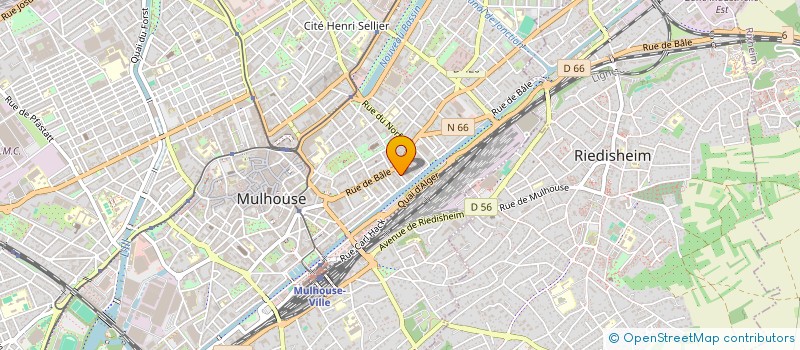 localisation de l'entreprise MADAME NADIA AIT AKKI  MULHOUSE