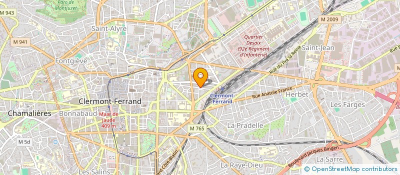 localisation de l'entreprise MADAME NADIA AIT MEHDI  CLERMONT-FERRAND