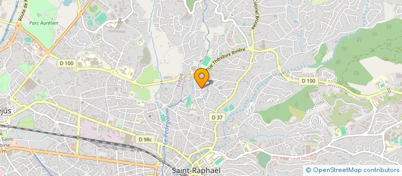 localisation de l'entreprise MADAME NADIA ALESSANDRONI  SAINT-RAPHAEL