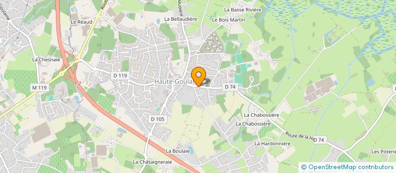 localisation de l'entreprise MADAME NADIA ALOUANE à HAUTE-GOULAINE