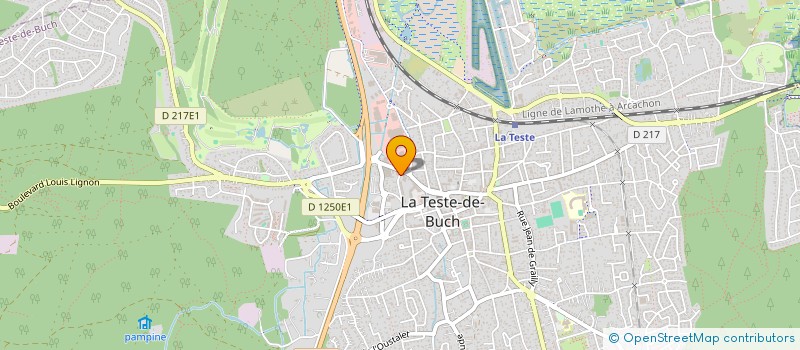 localisation de l'entreprise MADAME NADIA AMALFI à LA TESTE-DE-BUCH