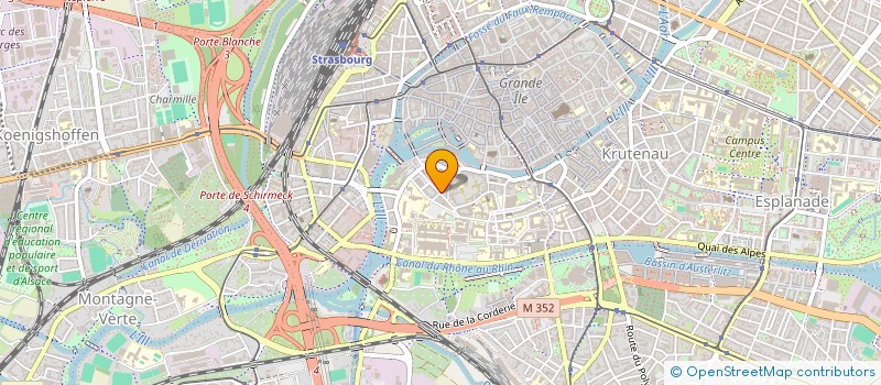 localisation de l'entreprise MADAME NADIA AOUFI  STRASBOURG