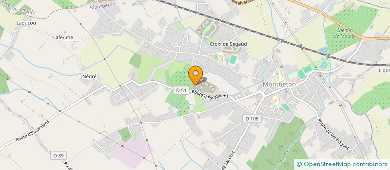 localisation de l'entreprise MADAME NADIA AOULAD ABDELLAH  MONTBETON