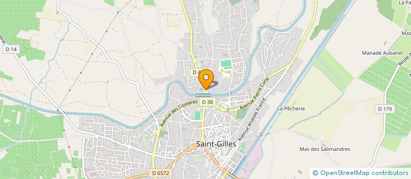 localisation de l'entreprise MADAME NADIA ARCHIMBAUD  SAINT-GILLES