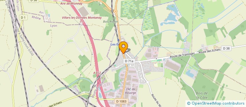 localisation de l'entreprise MADAME NADIA ARMEDOV  MIRIBEL