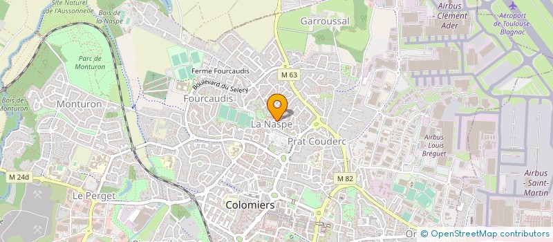 localisation de l'entreprise MADAME NADIA ASSABAT à COLOMIERS