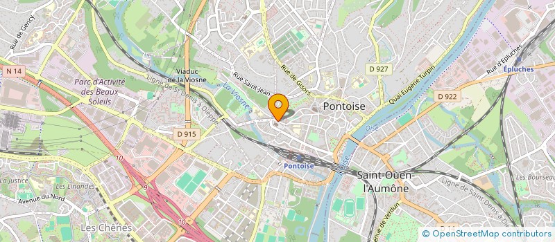 localisation de l'entreprise MADAME NADIA ATAMNA  PONTOISE