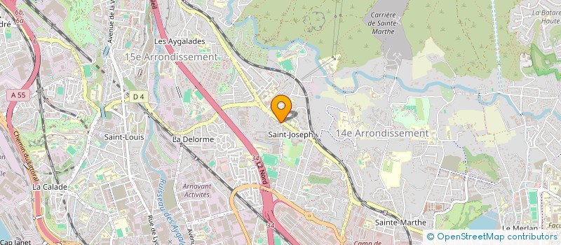 localisation de l'entreprise MADAME NADIA ATTID  MARSEILLE