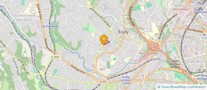 localisation de l'entreprise MADAME NADIA AURA  ECULLY