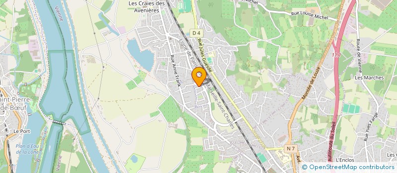 localisation de l'entreprise MADAME NADIA AZZOUG  SAINT-MAURICE-L'EXIL