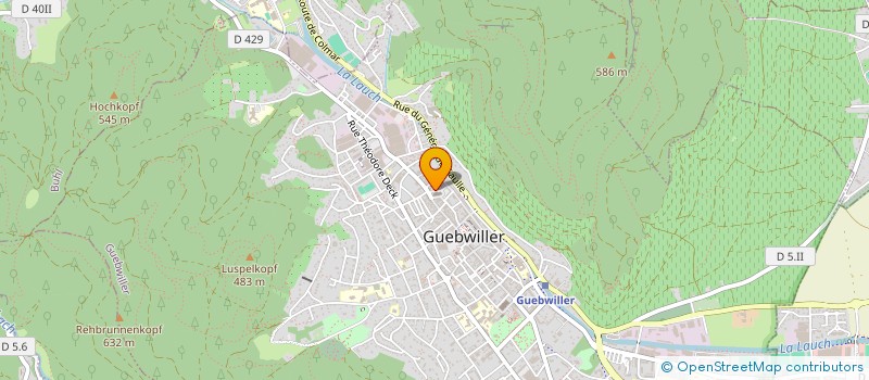 localisation de l'entreprise MADAME NADIA BADAUTA  GUEBWILLER