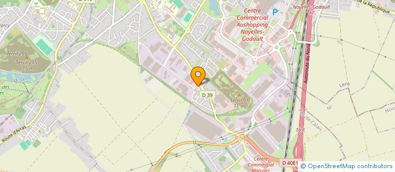 localisation de l'entreprise MADAME NADIA BAHI  HENIN-BEAUMONT