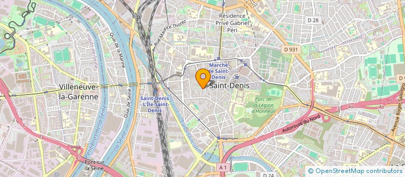 localisation de l'entreprise MADAME NADIA BAHOU à SAINT-DENIS