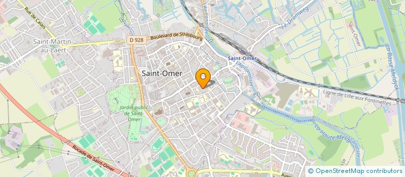 localisation de l'entreprise MADAME NADIA BAILLY  SAINT-OMER