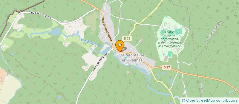 localisation de l'entreprise MADAME NADIA BALI  CLAIREFONTAINE-EN-YVELINES