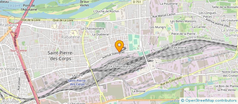 localisation de l'entreprise MADAME NADIA BANTITI  SAINT-PIERRE-DES-CORPS