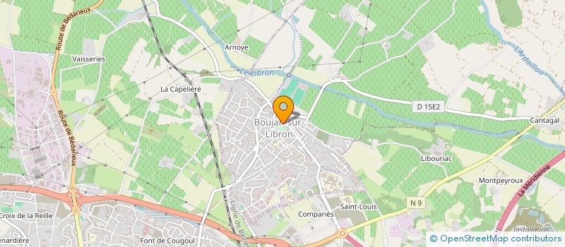 localisation de l'entreprise MADAME NADIA BARAKAT  BOUJAN-SUR-LIBRON