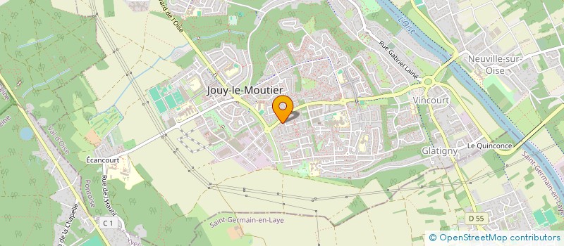 localisation de l'entreprise MADAME NADIA BATTERY à JOUY-LE-MOUTIER
