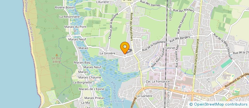 localisation de l'entreprise MADAME NADIA BEDORET à LES SABLES D'OLONNE