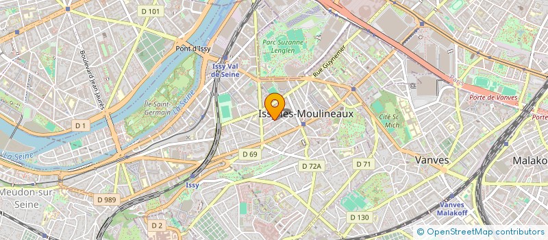 localisation de l'entreprise MADAME NADIA BELACEL à ISSY-LES-MOULINEAUX