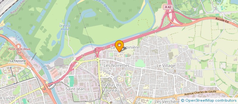 localisation de l'entreprise MADAME NADIA BELAOUINA  VAULX-EN-VELIN