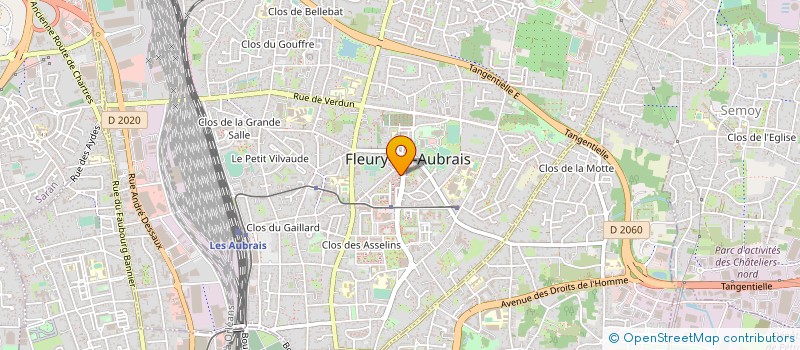 localisation de l'entreprise MADAME NADIA BELHADJ à FLEURY-LES-AUBRAIS