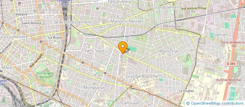 localisation de l'entreprise MADAME NADIA BEN ABID  LYON