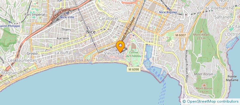 localisation de l'entreprise MADAME NADIA BEN AHMED  NICE