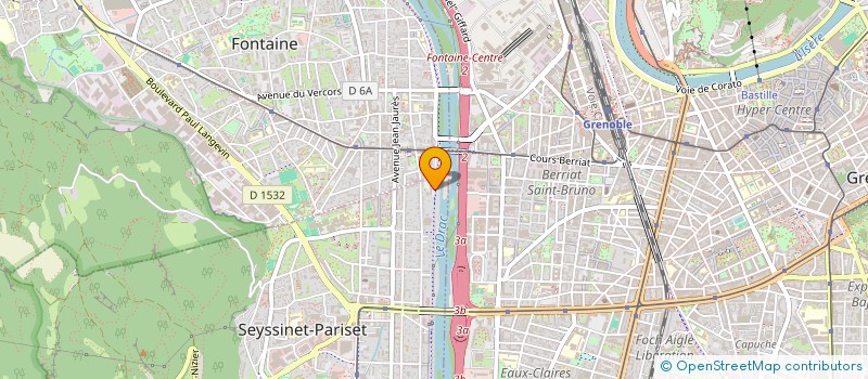 localisation de l'entreprise MADAME NADIA BEN FRADJ  SEYSSINET-PARISET