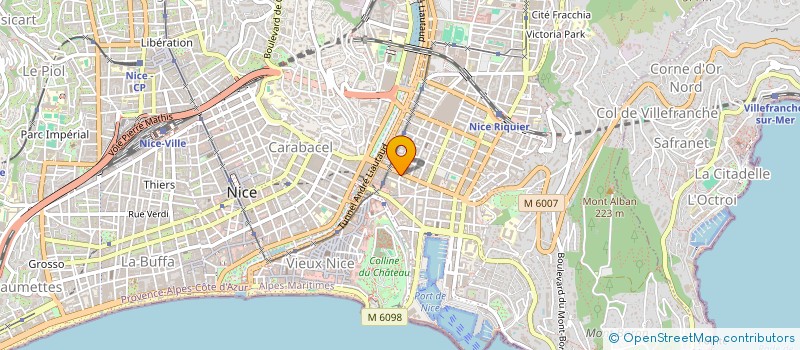 localisation de l'entreprise MADAME NADIA BEN HAJ  NICE