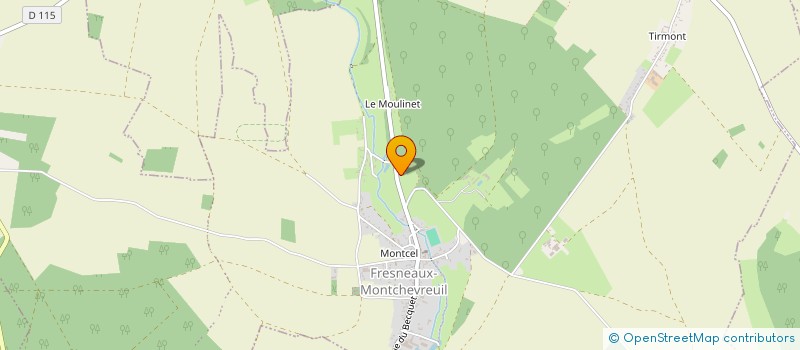 localisation de l'entreprise MADAME NADIA BEN HAMOU  MONTCHEVREUIL