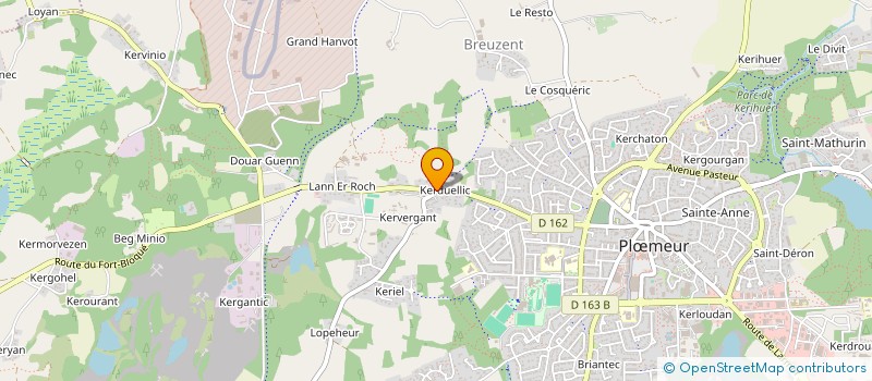 localisation de l'entreprise MADAME NADIA BEN HAMOUDA  PLOEMEUR