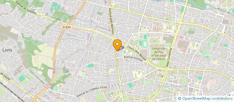 localisation de l'entreprise MADAME NADIA BEN SALAH à PAU