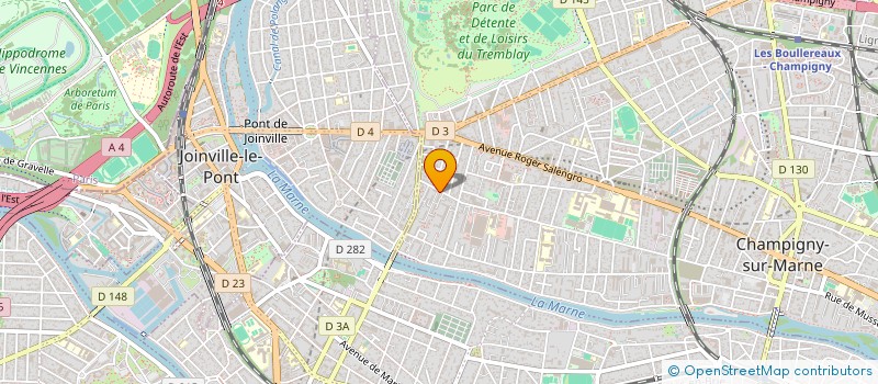 localisation de l'entreprise MADAME NADIA BEN SALEM à CHAMPIGNY-SUR-MARNE