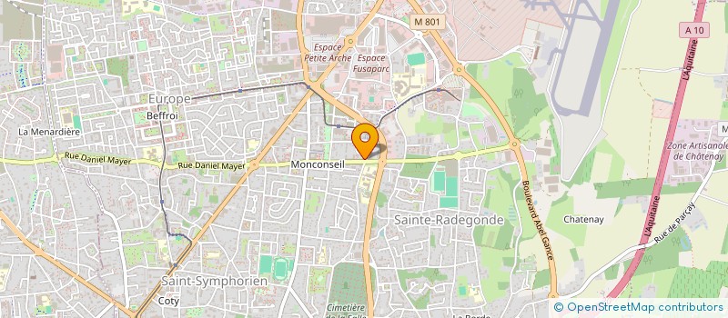 localisation de l'entreprise MADAME NADIA BENABDILLAH  TOURS