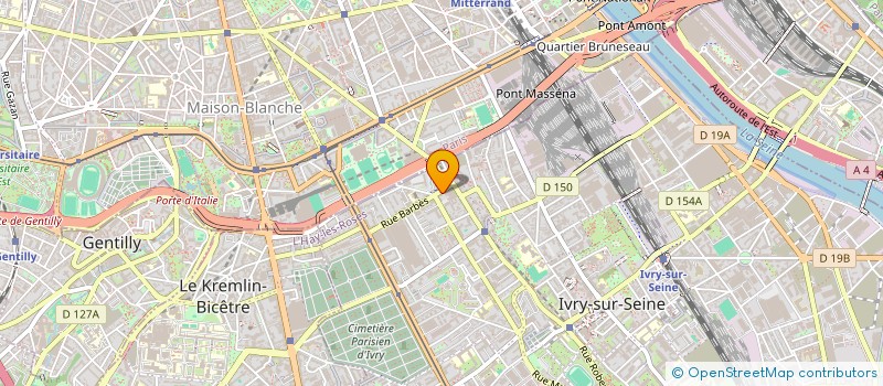 localisation de l'entreprise MADAME NADIA BENAISSA  IVRY SUR SEINE