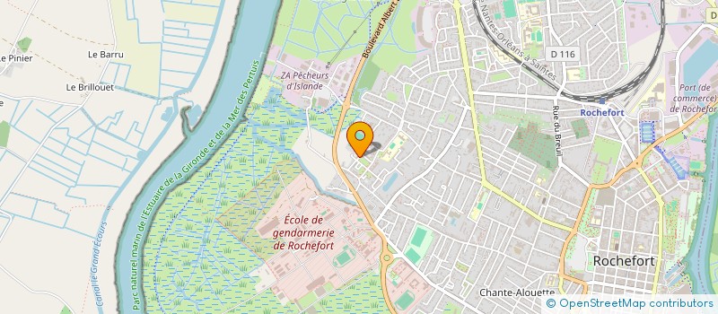 localisation de l'entreprise MADAME NADIA BENAMAR LOUIZ  ROCHEFORT