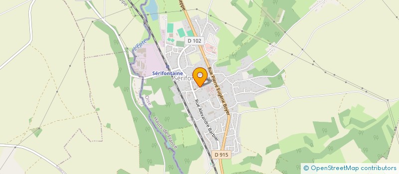 localisation de l'entreprise MADAME NADIA BENAMMOUR  SERIFONTAINE