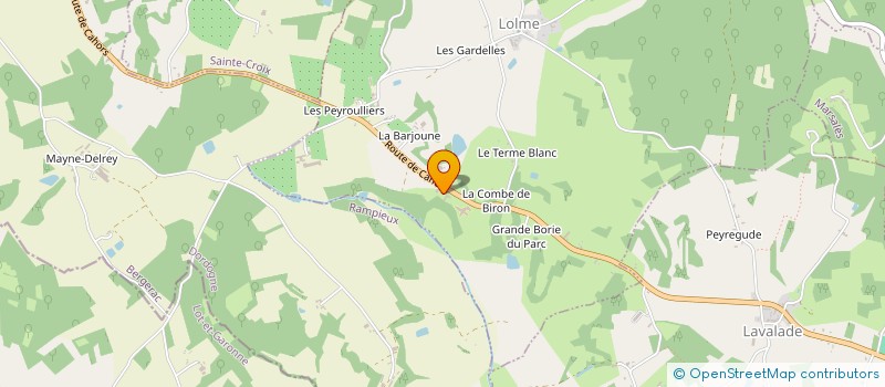 localisation de l'entreprise MADAME NADIA BENDJAFAR  VERGT-DE-BIRON