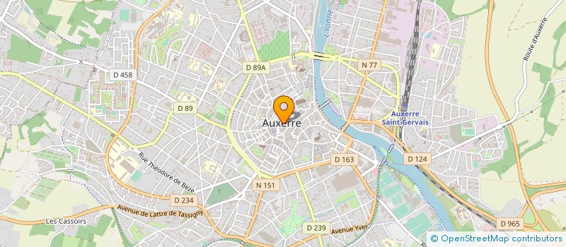 localisation de l'entreprise MADAME NADIA BENHAMED DAIDJ à AUXERRE