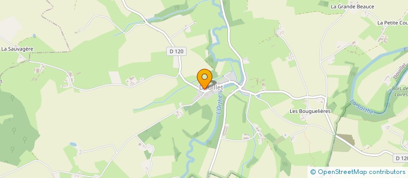 localisation de l'entreprise MADAME NADIA BENMESSAOUD LEFT  DOUILLET