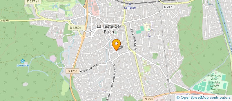 localisation de l'entreprise MADAME NADIA BENNADACHE à LA TESTE-DE-BUCH