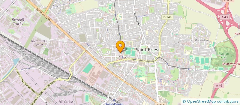 localisation de l'entreprise MADAME NADIA BENNOUIOUA  SAINT-PRIEST