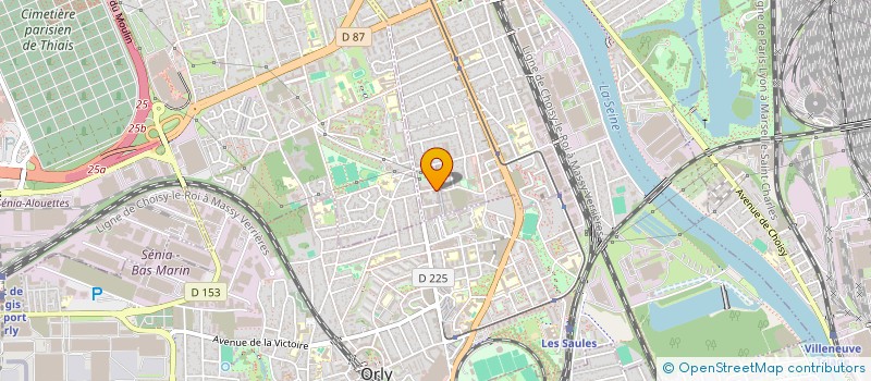 localisation de l'entreprise MADAME NADIA BENREZKALLAH  CHOISY-LE-ROI