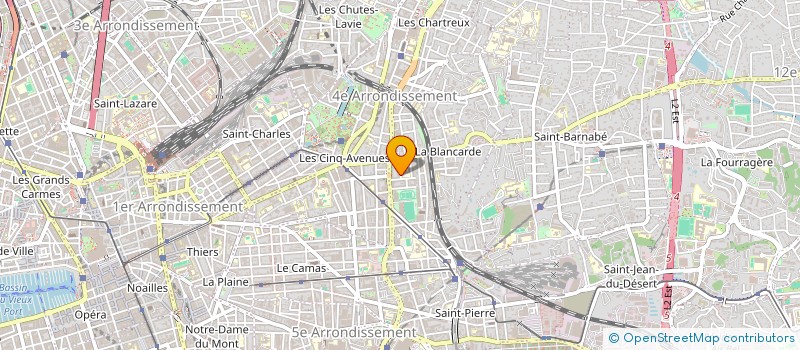 localisation de l'entreprise MADAME NADIA BENRHAMOUS à MARSEILLE