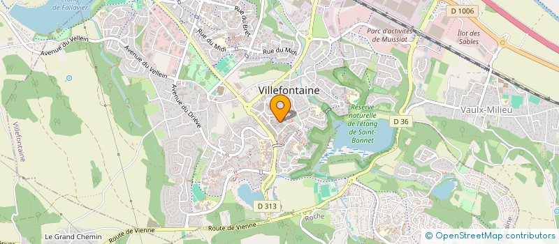 localisation de l'entreprise MADAME NADIA BENSLIMANE  VILLEFONTAINE