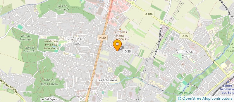 localisation de l'entreprise MADAME NADIA BENSOUNA à LONGPONT-SUR-ORGE