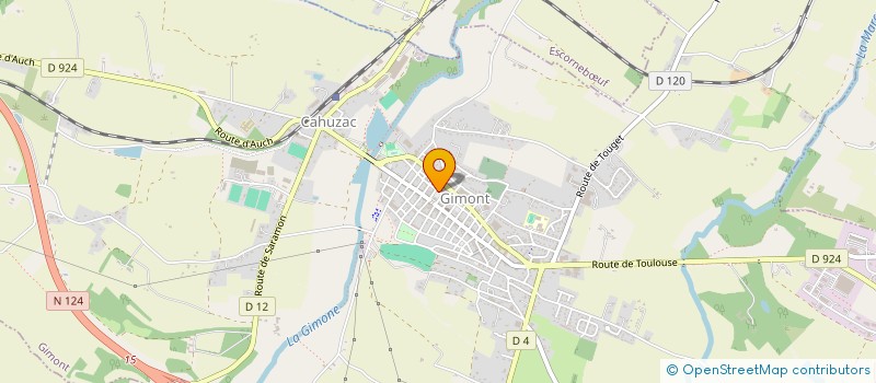 localisation de l'entreprise MADAME NADIA BERGAMO  GIMONT