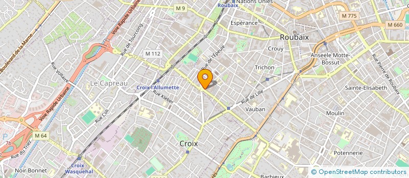 localisation de l'entreprise MADAME NADIA BERGAOUI à ROUBAIX