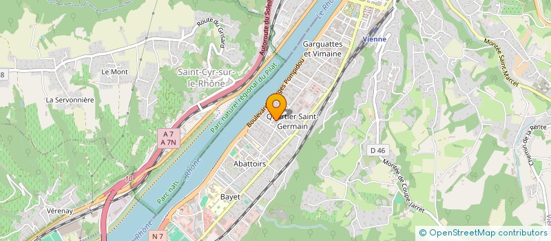 localisation de l'entreprise MADAME NADIA BERKANE à VIENNE